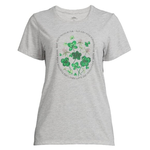 St. Patrick's Day Women's Botanical Clovers - Picture 2 of 7